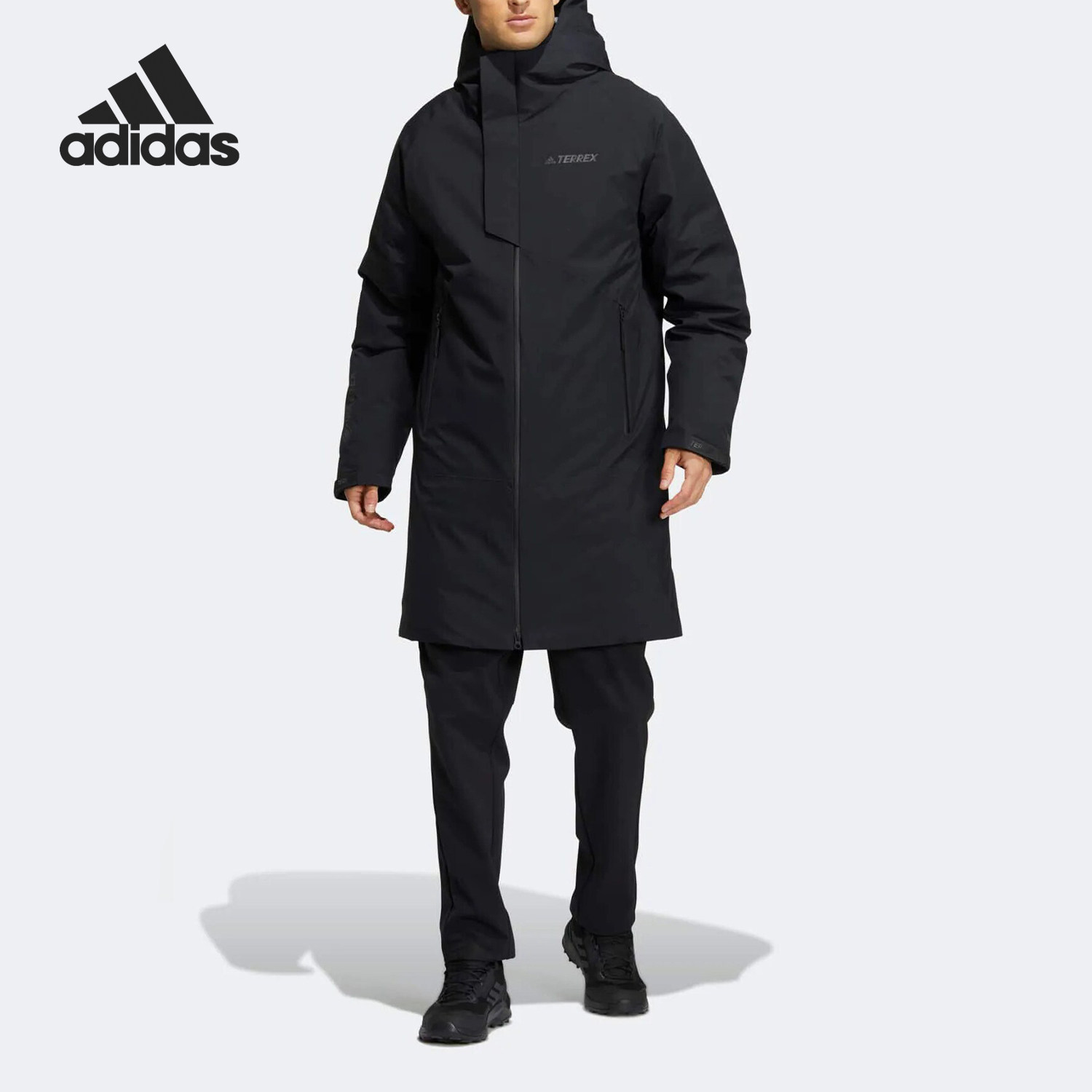 阿迪达斯男户外保暖羽绒服