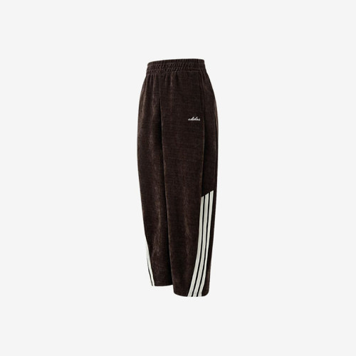 Adidas/阿迪达斯正品Soft KT女士中腰系带条纹休闲长裤KW2432