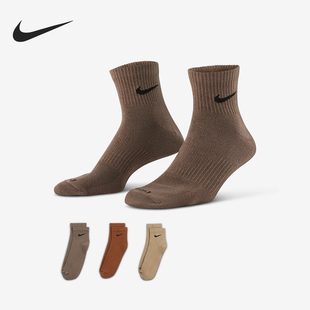 耐克正品 SX6893 2025秋季 男女训练短袜三双装 911 新款 Nike