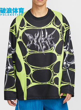 Nike/耐克正品Project F.R.O.G男士印花圆领宽松球衣IF1295-010