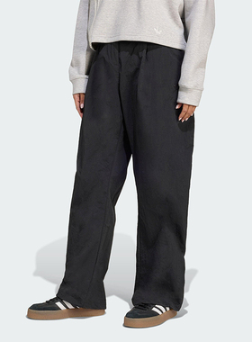 Adidas/阿迪达斯正品三叶草女士日常宽松梭织休闲运动裤JX8111