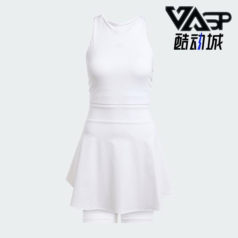 Adidas/阿迪达斯正品TENNIS Y-DRESS女士网球修身连衣裙JE7098