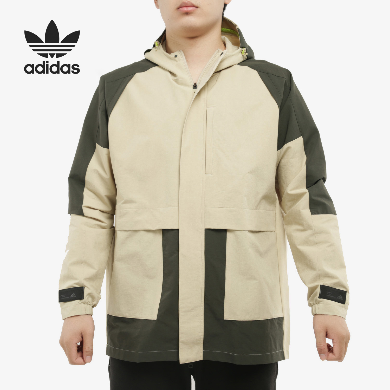 Adidas/阿迪达斯官方正品TH PARKAR男子防风休闲夹克外套 GF4016