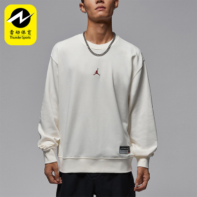 Nike/耐克正品JORDAN男士圆领简约长袖休闲套头卫衣IO7830-133