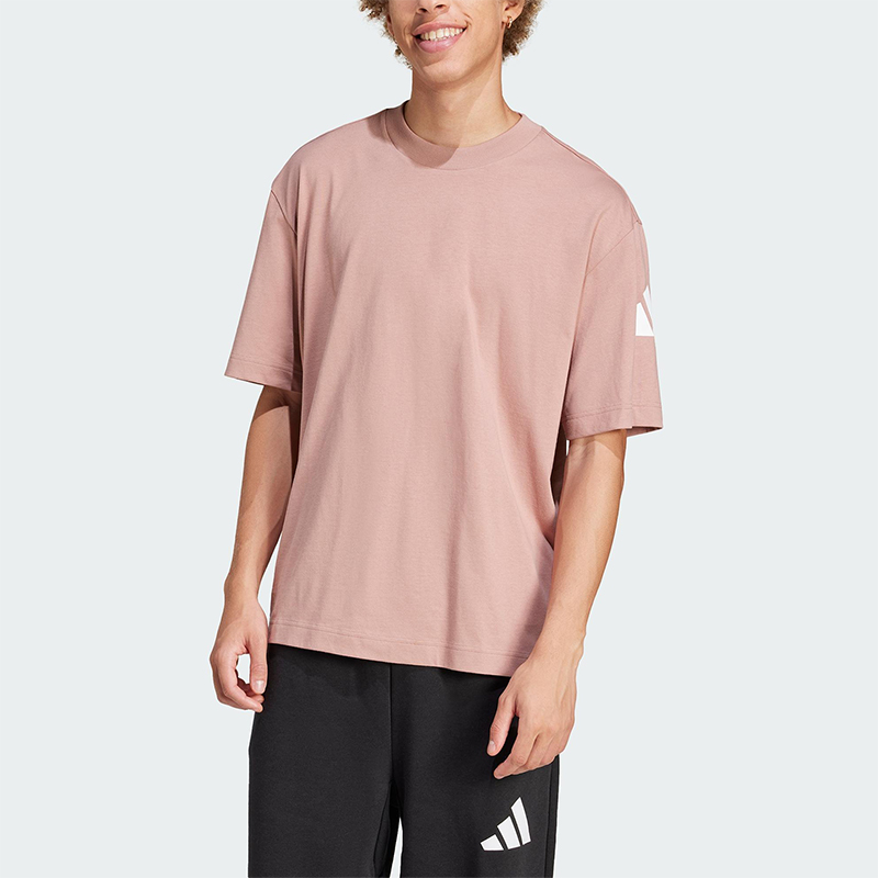 Adidas/阿迪达斯正品2025夏季款男士运动经典圆领透气短袖JF3620