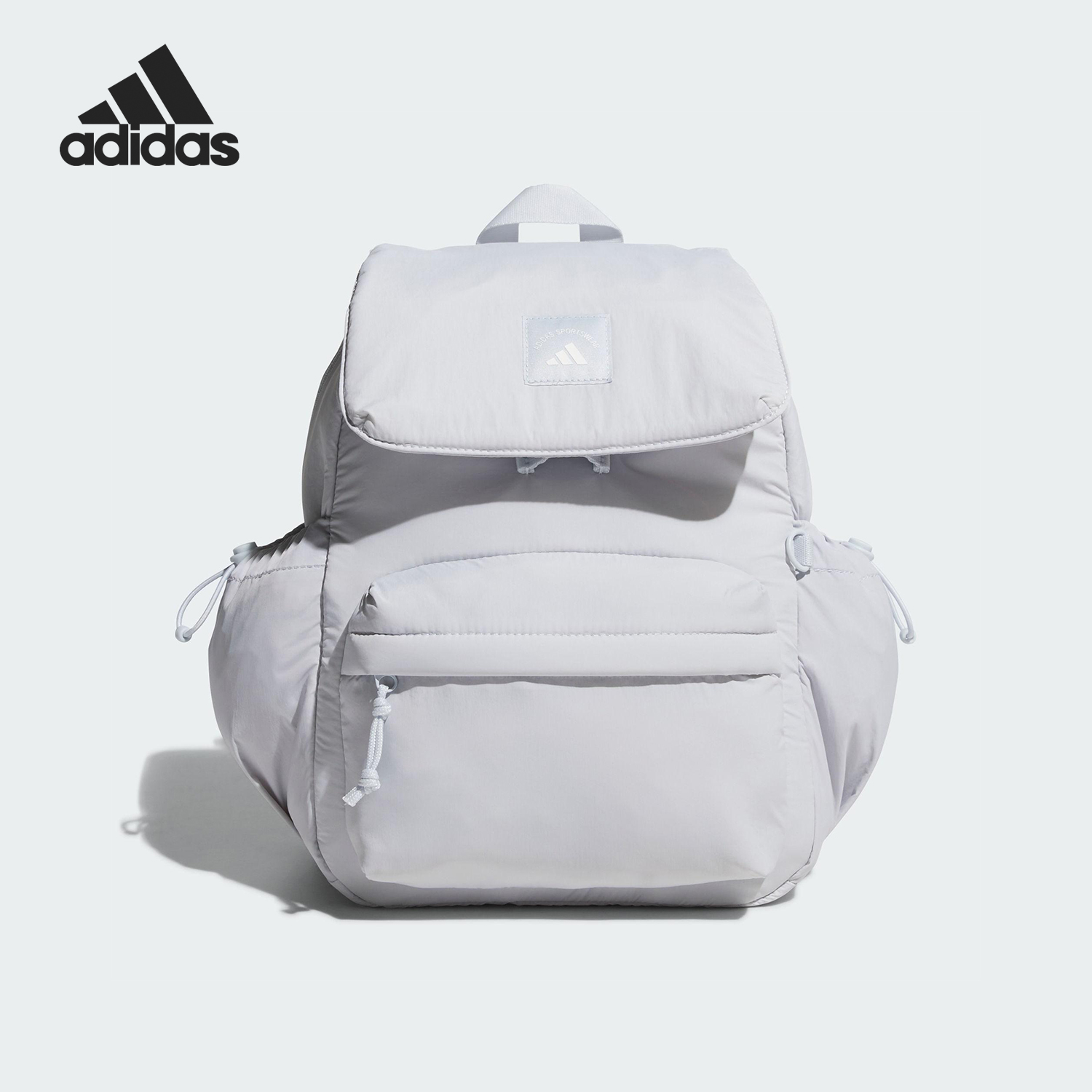 Adidas/阿迪达斯正品2025男女实用翻盖多口袋经典双肩包KF2489