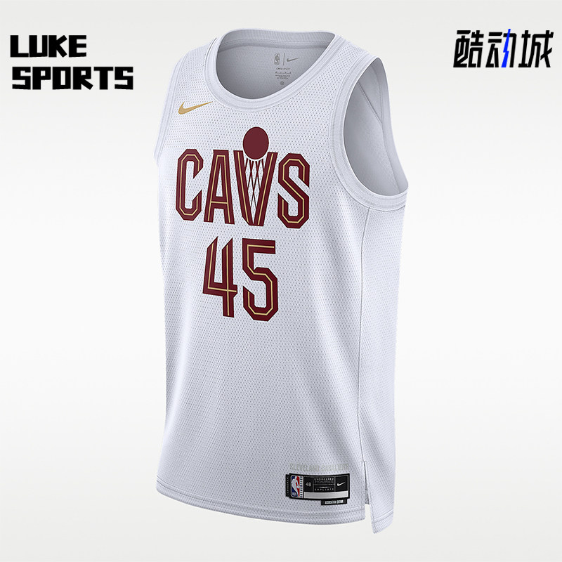 Nike/耐克正品NBASwingman新款男白酒红色经典休闲球衣DN2073-108