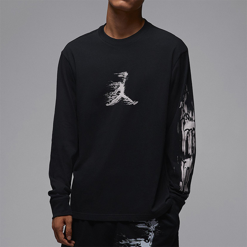 Nike/耐克正品JORDAN男士日常圆领套头耐穿休闲上衣HQ9039-010