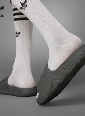 Adidas/阿迪达斯官方正品Adilette 22男女厚底运动沙滩拖鞋HP6522