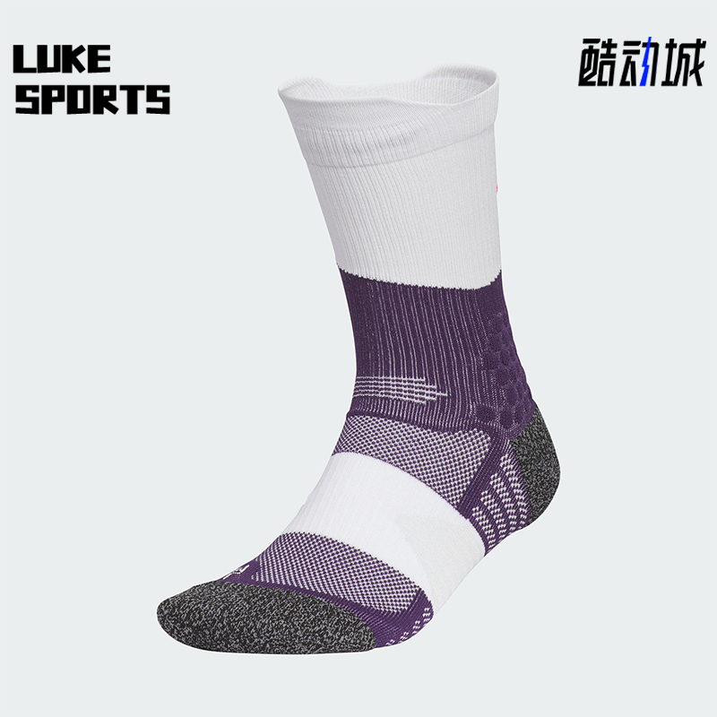 Adidas/阿迪达斯正品SOCK 1PP男女经典运动跑步袜一双装KT5116