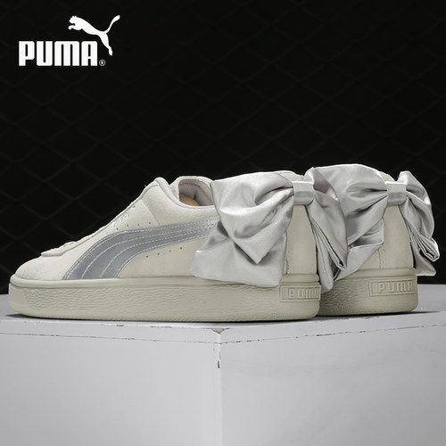 Puma/彪马正品Suede Bow 女子蝴蝶结尾低帮休闲板鞋 369217