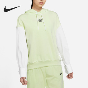 女子运动休闲拼接连帽卫衣DR5995 Nike 新款 秋季 063 耐克正品