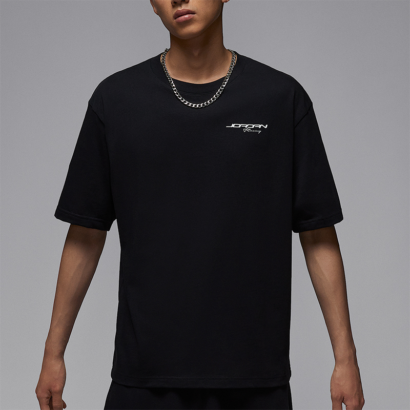 Nike/耐克正品JORDAN男士运动针织赛车经典透气短袖IF0783-010