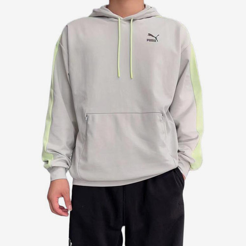 Puma/彪马正品秋冬男士拼接宽松休闲运动保暖卫衣538828-09