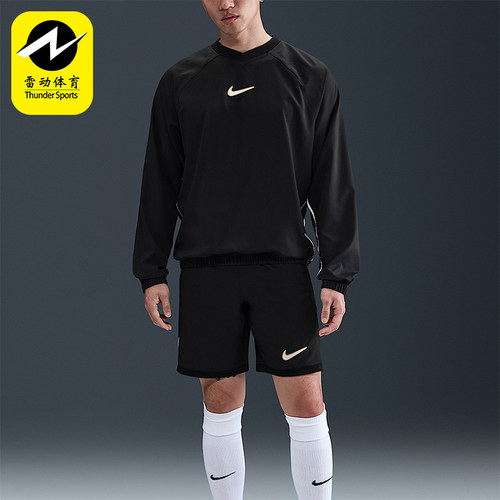 Nike/耐克正品Dri-FIT男士足球透气网眼经典拼接上衣HJ4238-010