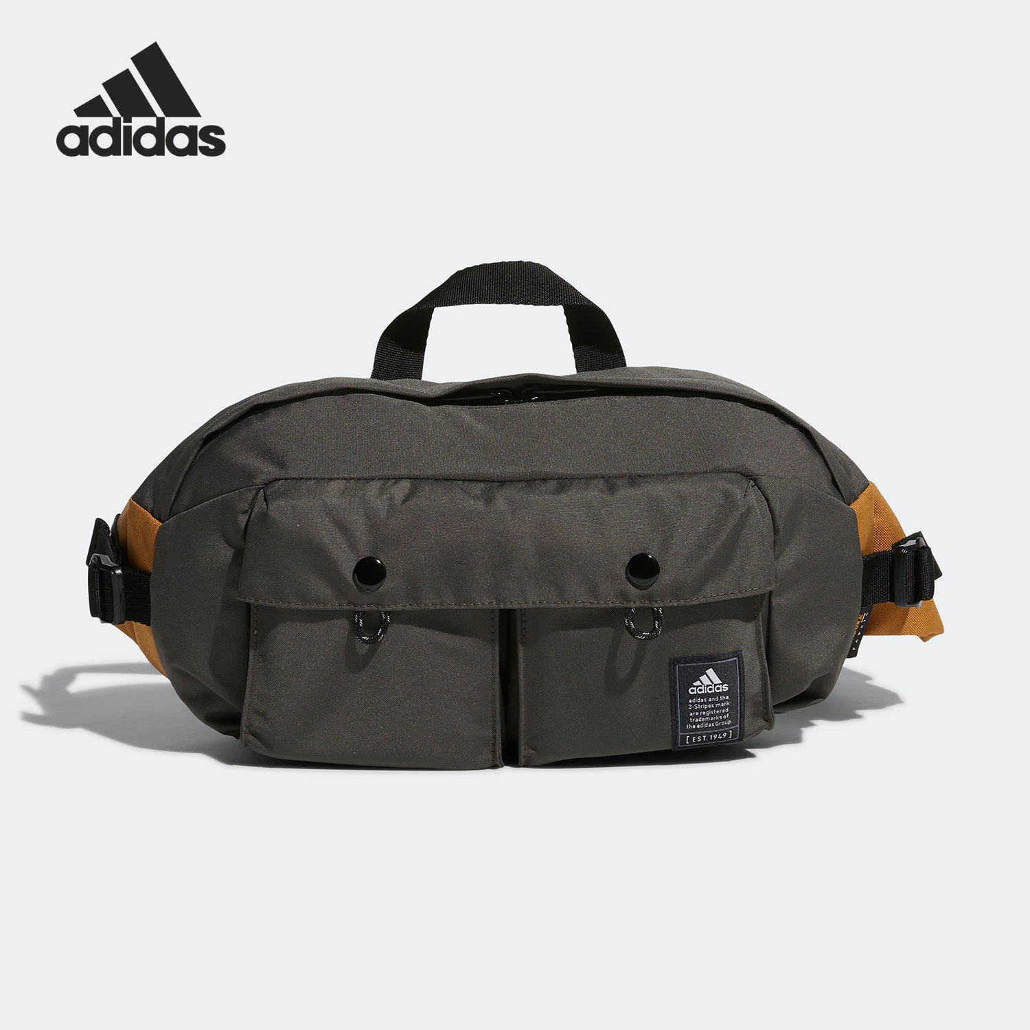 adidas/阿迪达斯官方正品2022夏新款户外男女运动休闲腰包he2691