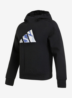 Adidas/阿迪达斯正品新款女子运动连帽长袖卫衣套头衫H09755