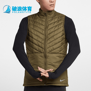 Nike/耐克正品新款男士时尚简约跑步运动棉马甲AH0547-395
