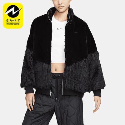 Nike/耐克正品运动女士拼接时尚潮流立领夹克外套HV8464-010