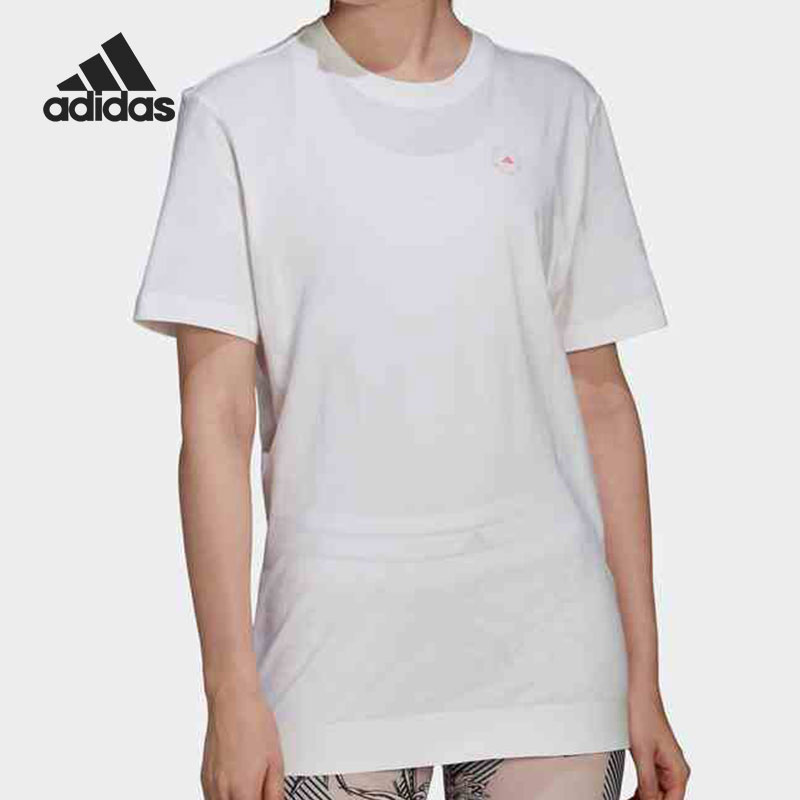 Adidas/阿迪达斯正品 SMC 女子宽松透气运动短袖T恤 GL5268