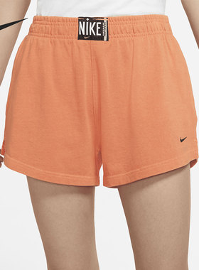 Nike/耐克正品 SPORTSWEAR 高腰开叉运动健身女子短裤 CZ9858-858