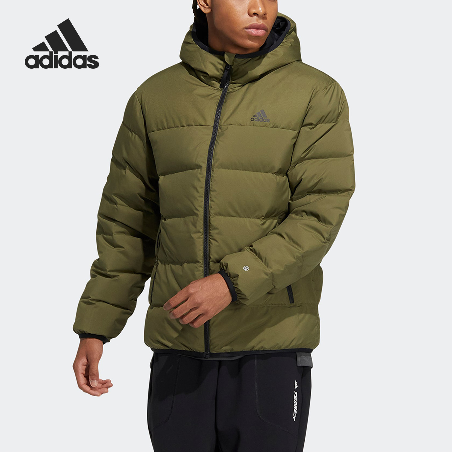 户外羽绒服Adidas/阿迪达斯保暖