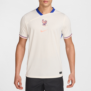 Nike/耐克正品 Dri-FIT男士图案足球训练经典运动短袖FZ9023-110