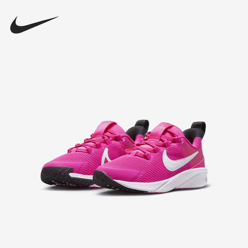 Nike耐克正品小童Star Runner 4系列防滑低帮跑步鞋DX7614-601
