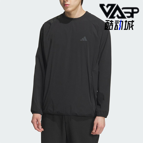 Adidas/阿迪达斯正品CREW JACKET男士梭织高尔夫运动卫衣JM2942