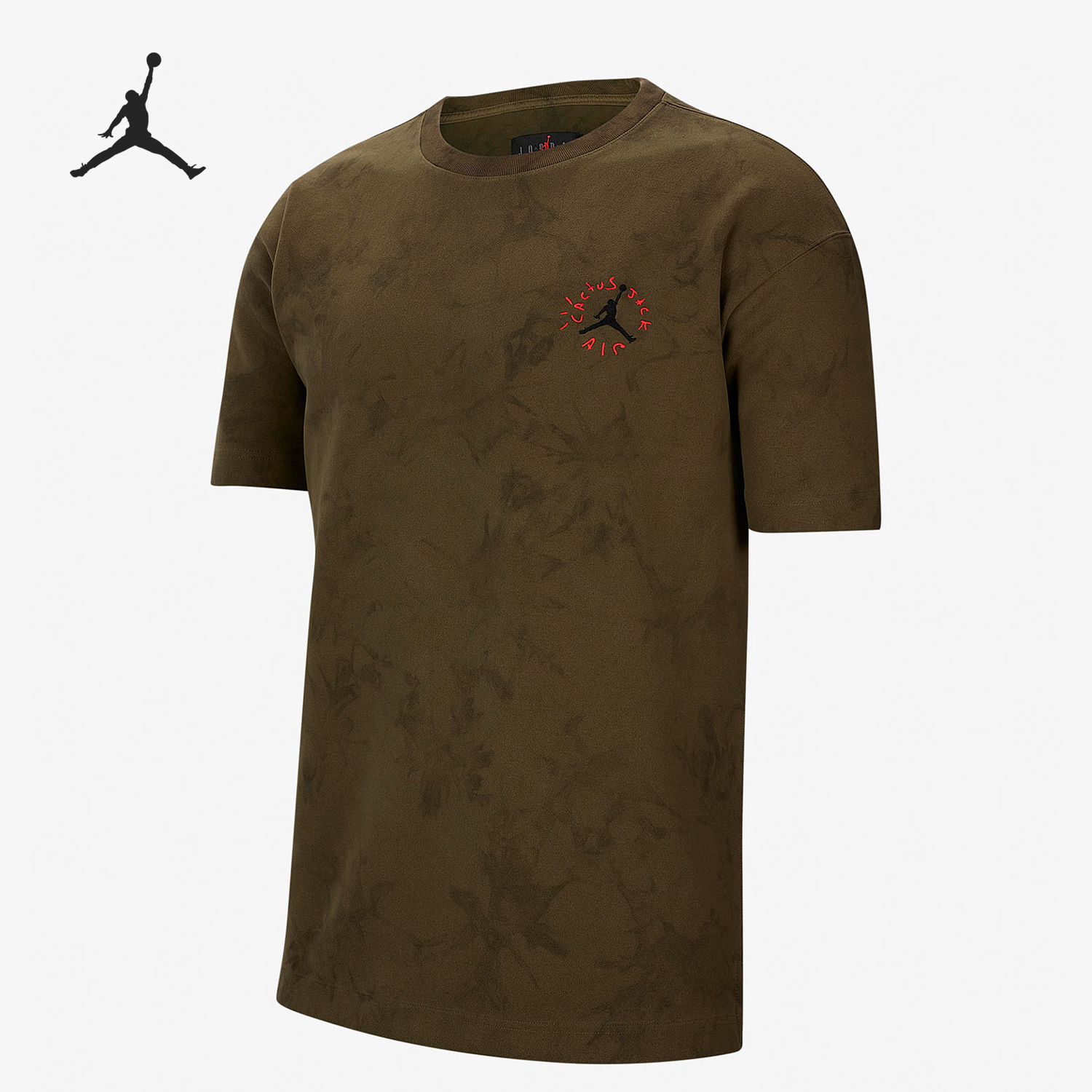 耐克男士印花透气绒面短袖T恤