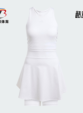 Adidas/阿迪达斯正品TENNIS Y-DRESS女士网球修身连衣裙JE7098