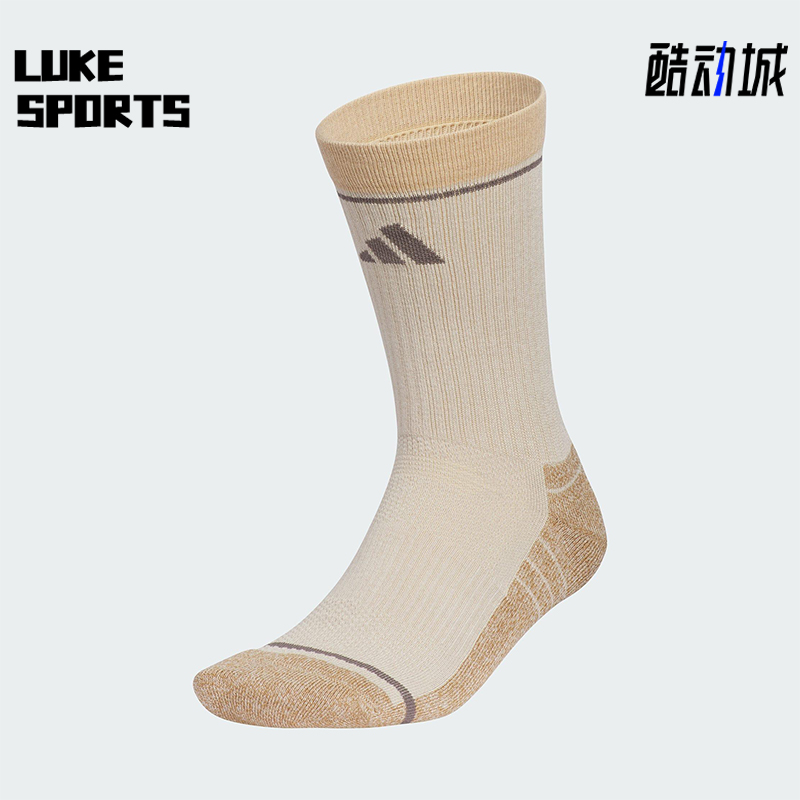 Adidas/阿迪达斯正品CREW SOCK男女经典运动中筒袜一双装KR0341