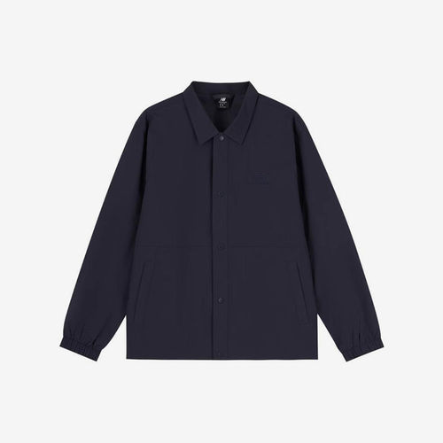 New Balance新百伦正品男翻领单排扣长袖休闲夹克AMJ33360-ECL