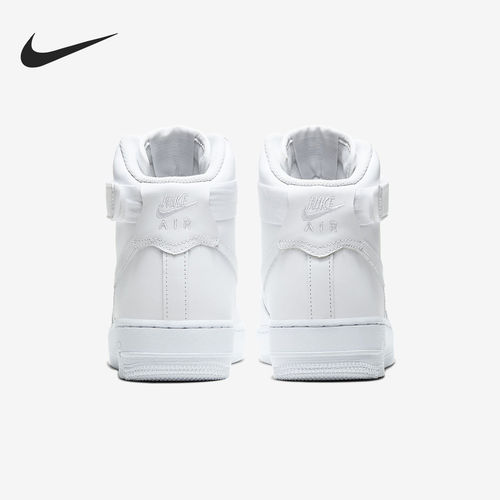 Nike/耐克正品秋季款女士高帮耐磨魔术贴透气板鞋334031-105