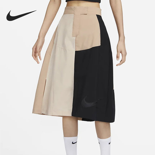 Nike/耐克正品夏季新款女子运动休闲拼色半身裙DX2576-126