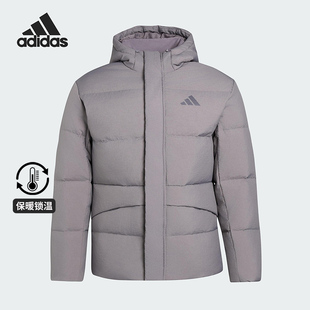 运动连帽保暖休闲羽绒服KR0936 LINEAR男士 Adidas 阿迪达斯正品