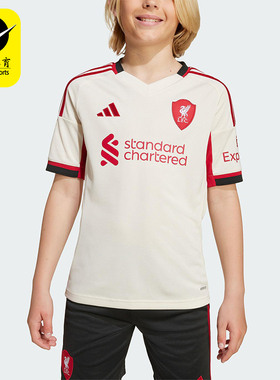 Adidas/阿迪达斯正品LIVERPOOL大童透气足球运动训练短袖JV6453