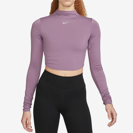 Nike/耐克正品运动女子健身透气紧身短款套头衫FB5277-536