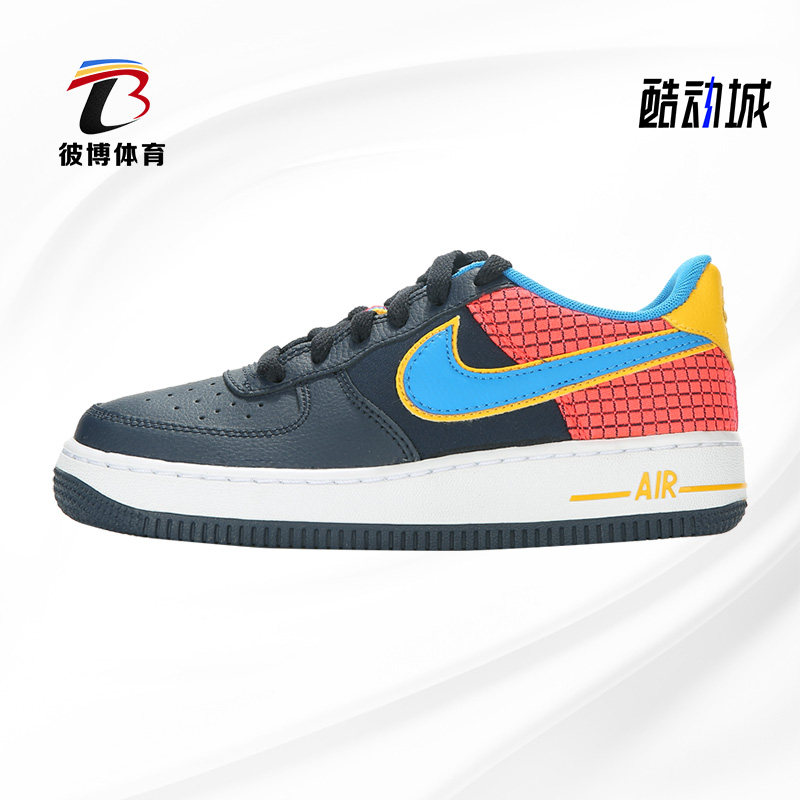 Nike/耐克正品AIR FORCE 1 NOW (GS) 男童休闲运动板鞋AV0748-400