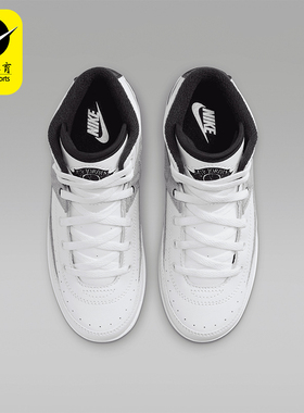 Nike/耐克正品JORDAN小童日常耐磨中帮系带休闲运动鞋DQ8564-102