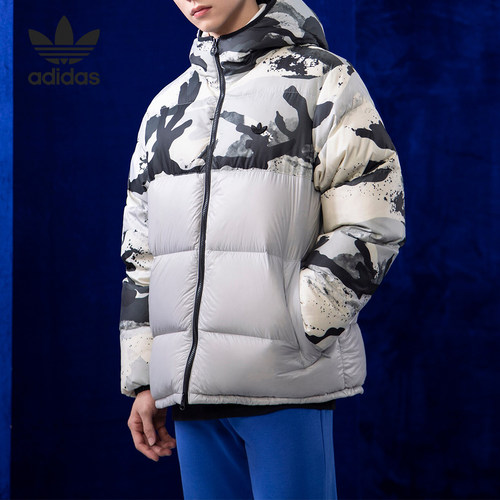 男子羽绒服Adidas/阿迪达斯保暖