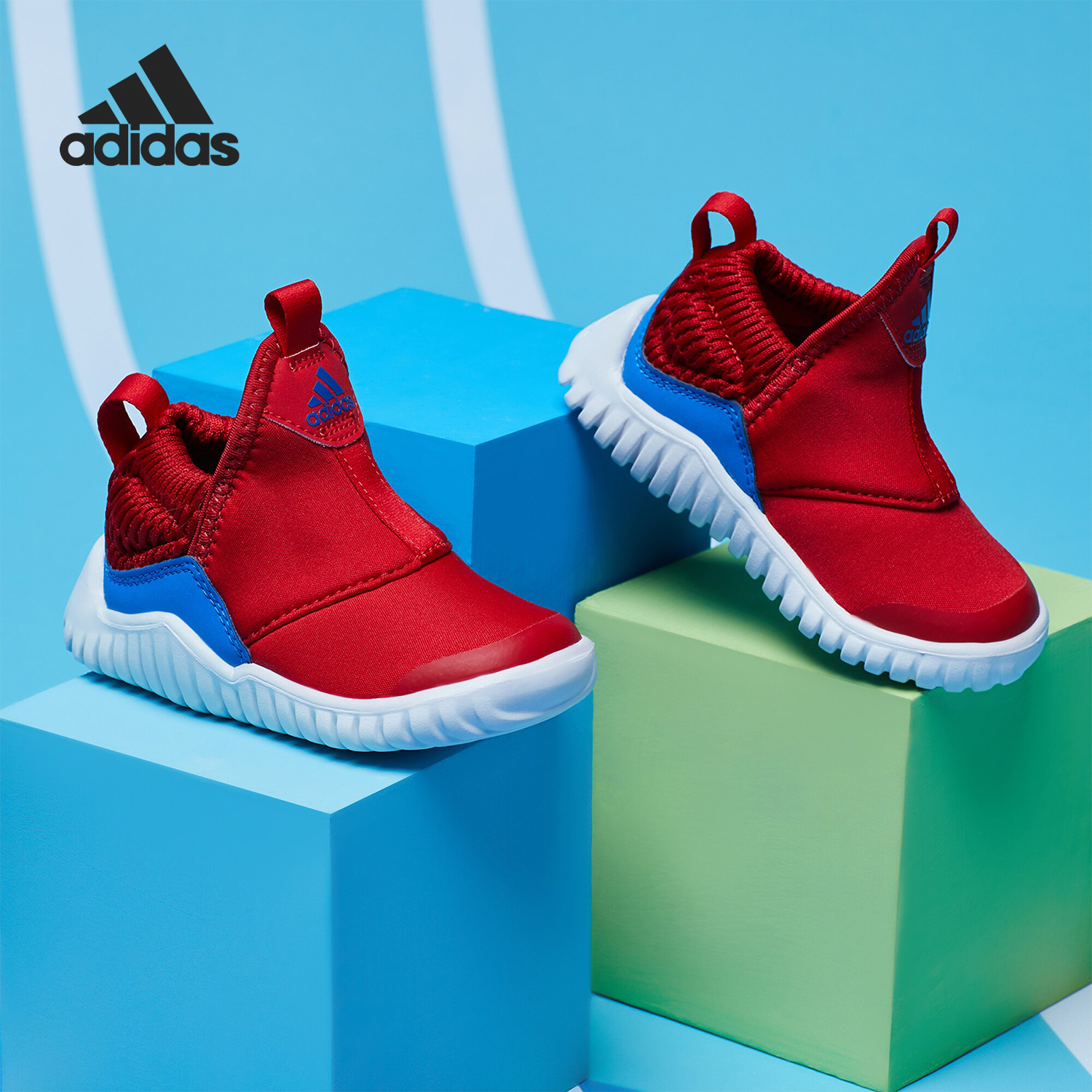 Adidas/阿迪达斯正品男婴童RapidaZen I 运动休闲训练鞋 G27791