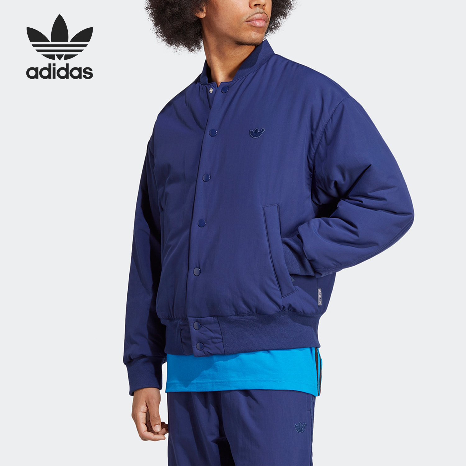 男子外套Adidas/阿迪达斯立领