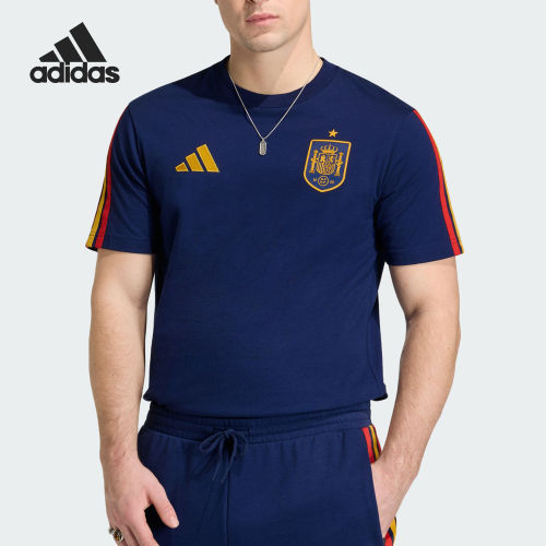 Adidas/阿迪达斯官方正品FEF DNA TEE夏季舒适简约短袖T恤JZ2261