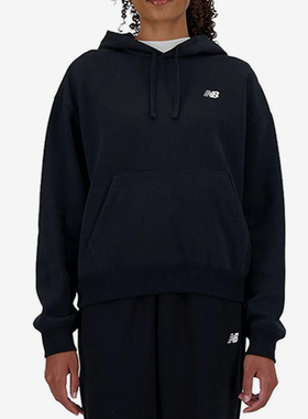 New Balance/NB正品2025新款女子经典复古连帽套头卫衣WT41510-BK