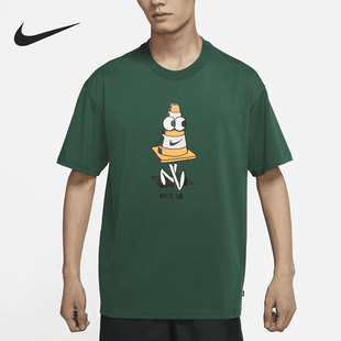 耐克正品 DJ1225 T恤 341 滑板系列男子印花运动短袖 Nike