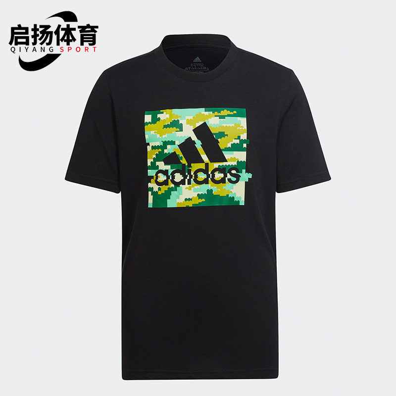 阿迪达斯正品大童短袖T恤