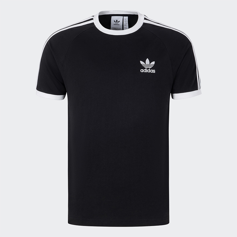 Adidas/阿迪达斯正品三叶草男士运动修身短袖圆领T恤KB2459