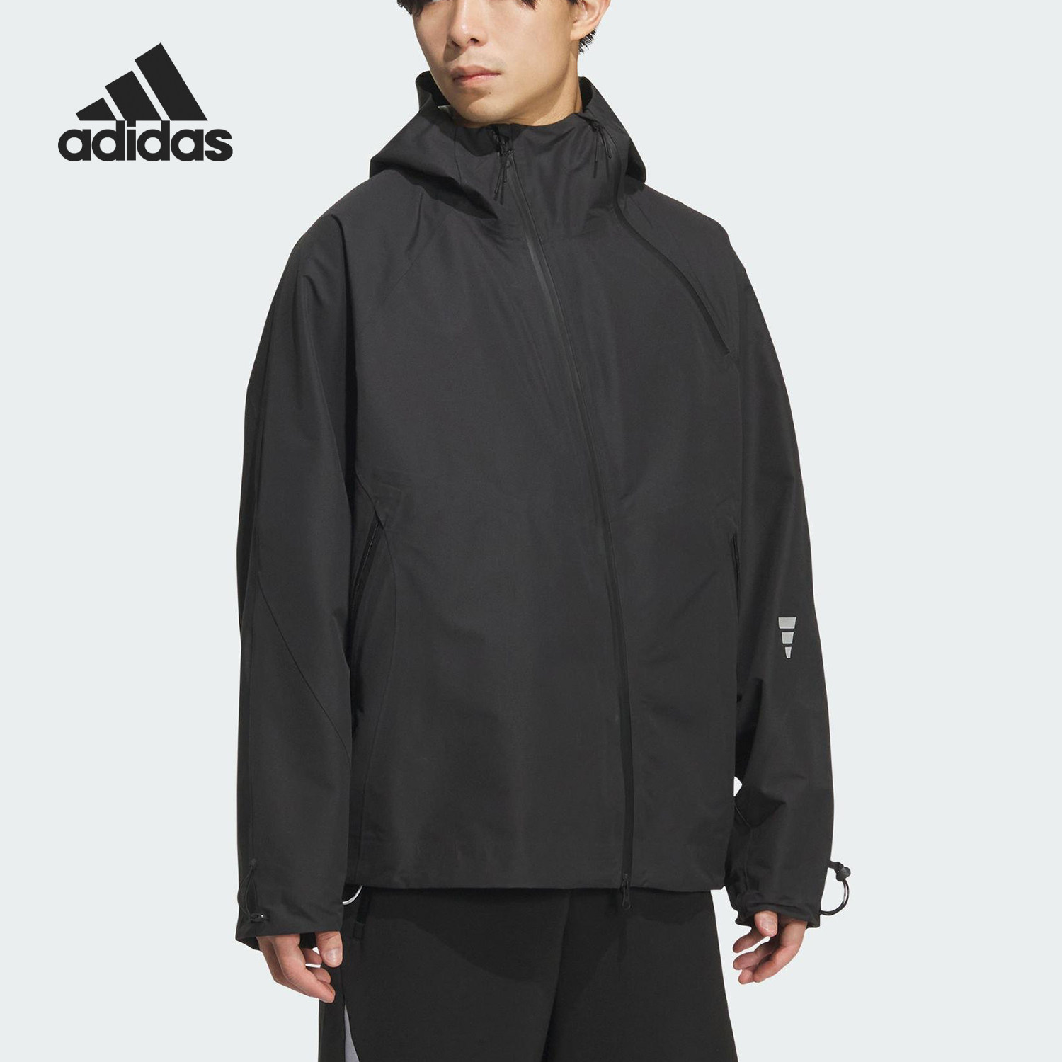 Adidas/阿迪达斯官方正品Future Style男士梭织宽松外套KG9409