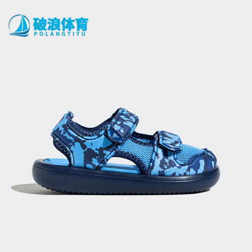 阿迪达斯大童沙滩凉鞋夏季